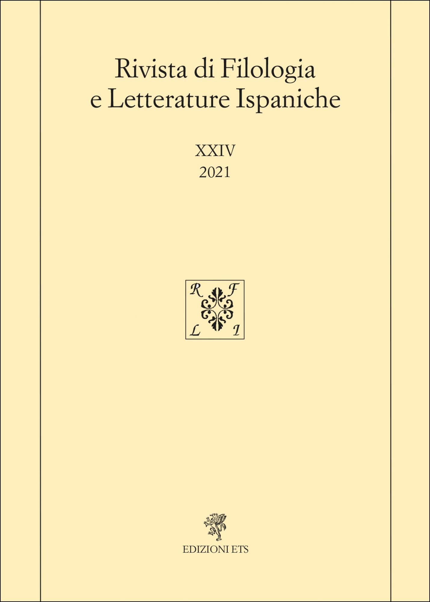 Rivista di Filologia e Letterature Ispaniche XXIV 2021