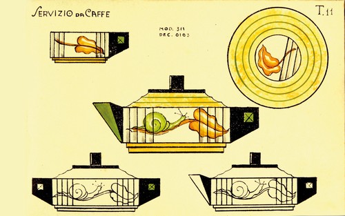 4/ - Barraud, Messeri&C.<br />Carraresi e Lucchesi. Due grandi protagonisti della ceramica d�co<br/>Una indimenticabile tazza di caff�