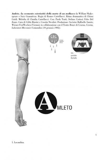 2/ - Shakespeare per la Soc�etas Raffaello Sanzio. 