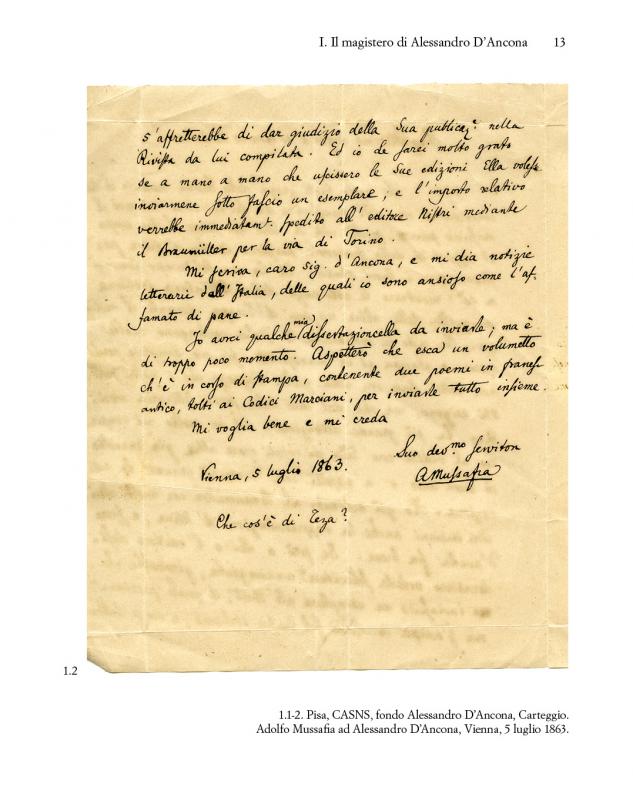 3/ - La &laquo;nuova filologia&raquo;. Precursori e protagonisti