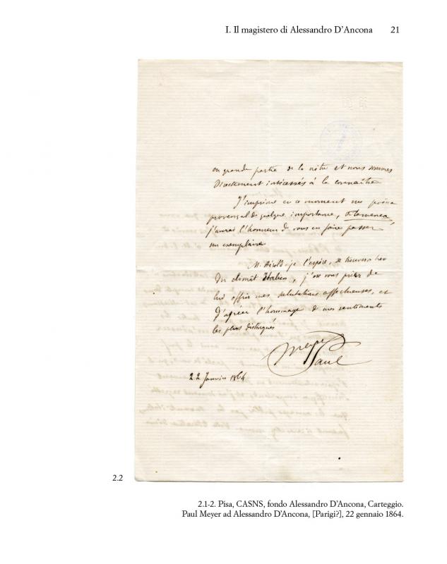 5/ - La &laquo;nuova filologia&raquo;. Precursori e protagonisti