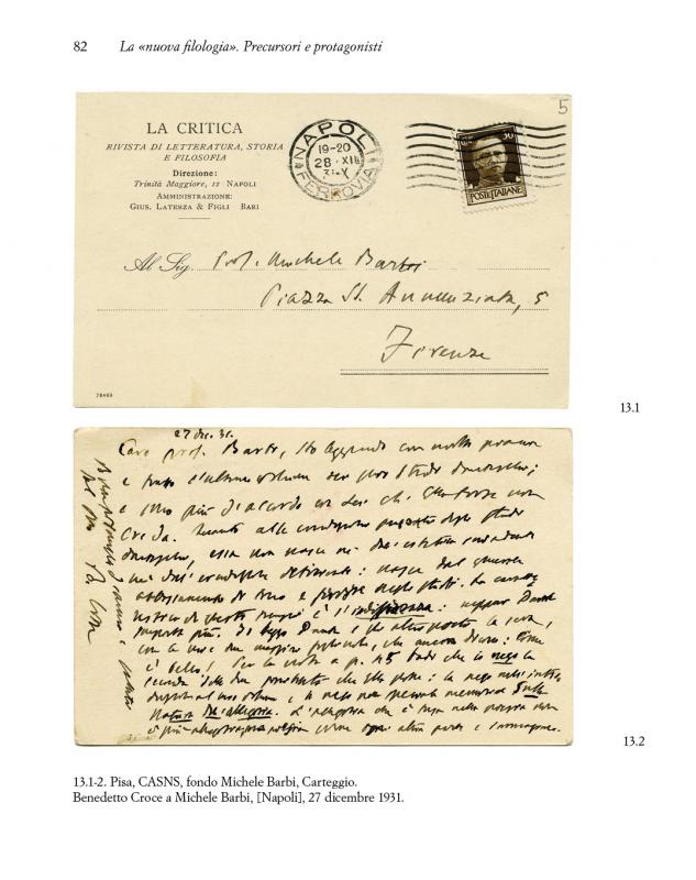 8/ - La &laquo;nuova filologia&raquo;. Precursori e protagonisti