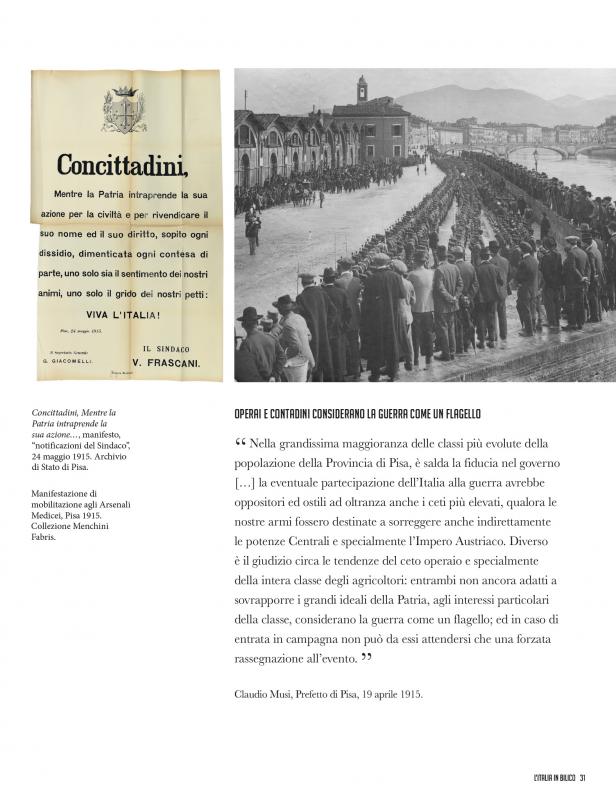 6/ - I segni della guerra. Pisa 1915-1918: città e territorio nel primo conflitto mondiale