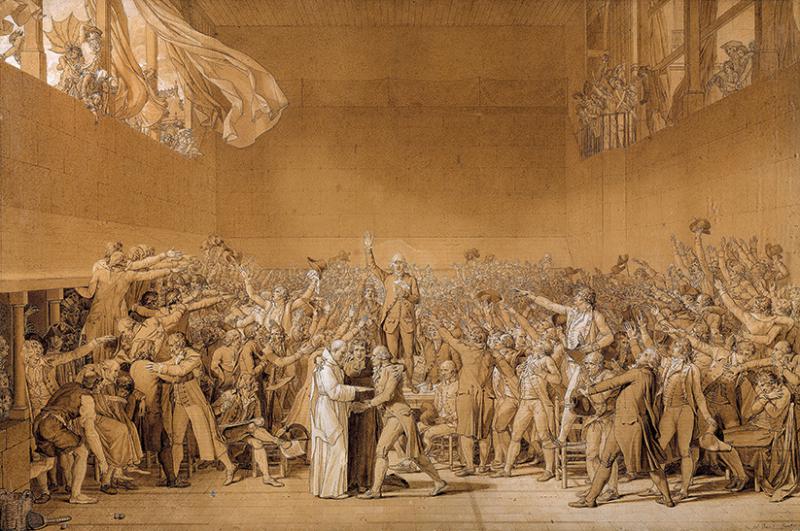 3/ - totale dell'opera di Jacques Louis David