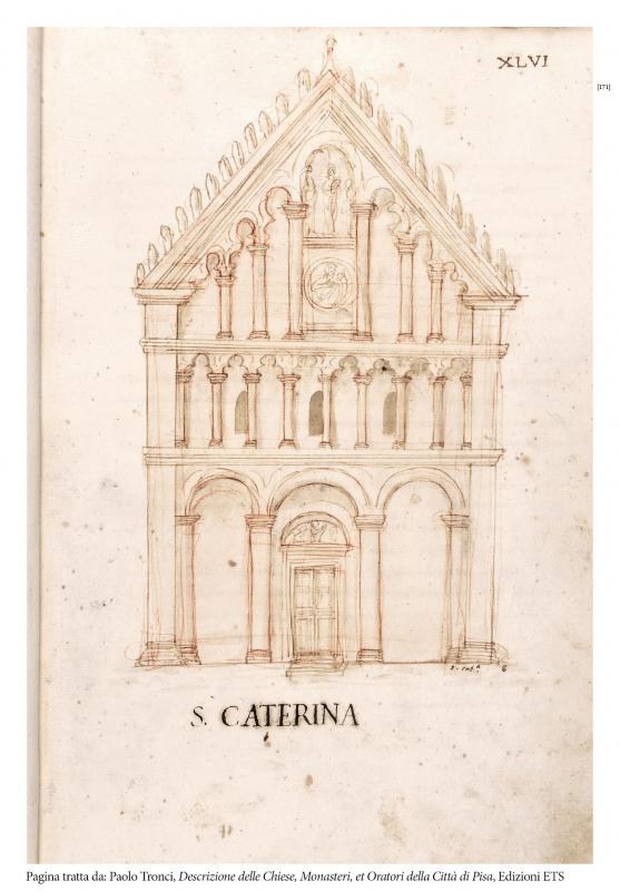 8/ - Descrizione delle Chiese, Monasteri, et Oratori della Citt&agrave; di Pisa. 
