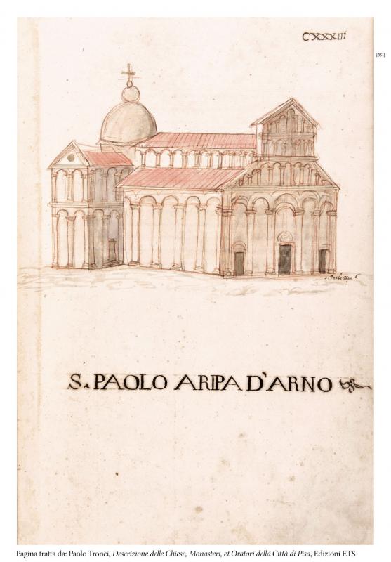 13/ - Descrizione delle Chiese, Monasteri, et Oratori della Citt&agrave; di Pisa. 