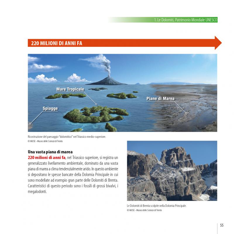 7/ - Le Dolomiti&nbsp;. Patrimonio mondiale Unesco. Fenomeni geologici e paesaggi umani