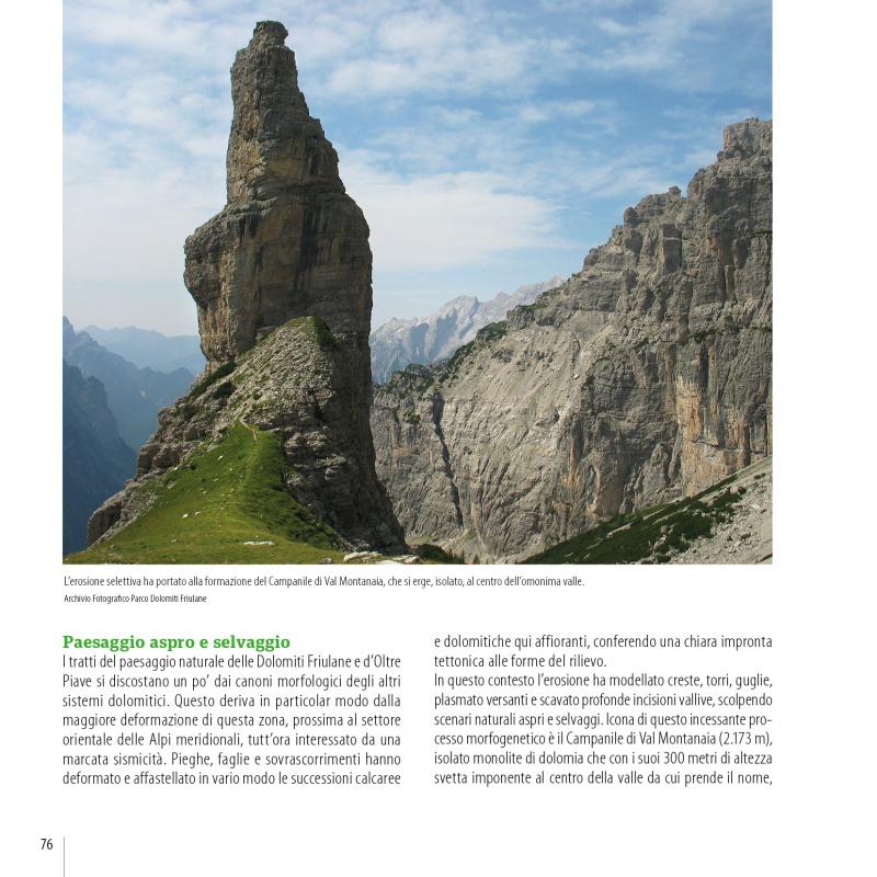 9/ - Le Dolomiti . Patrimonio mondiale Unesco. Fenomeni geologici e paesaggi umani