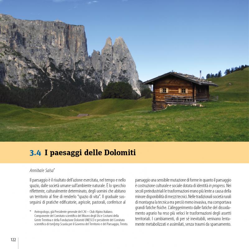 15/ - Le Dolomiti . Patrimonio mondiale Unesco. Fenomeni geologici e paesaggi umani