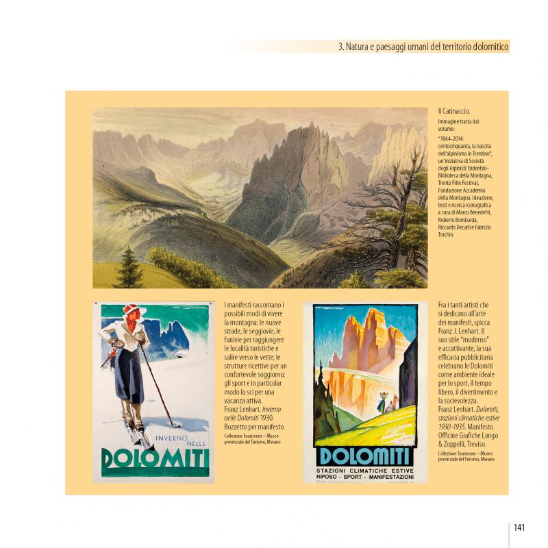 18/ - Le Dolomiti&nbsp;. Patrimonio mondiale Unesco. Fenomeni geologici e paesaggi umani