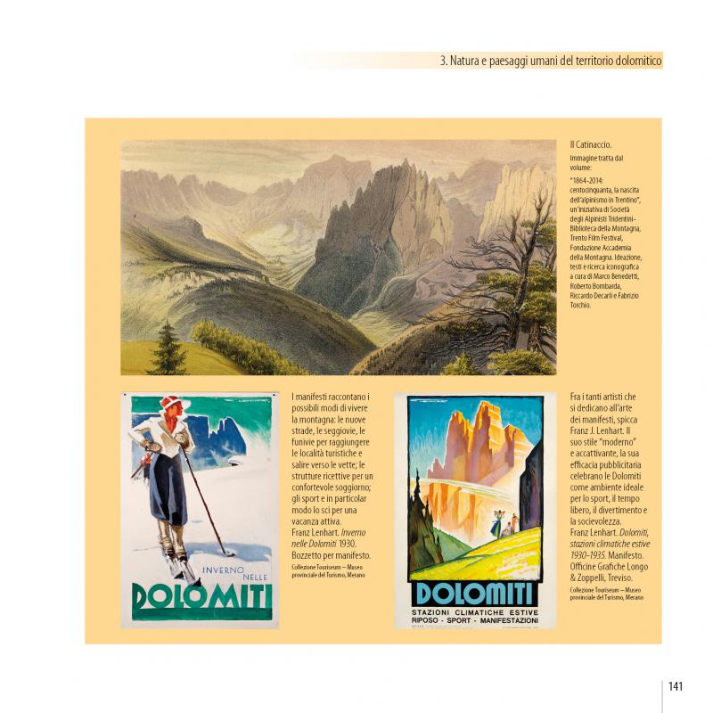 18/ - Le Dolomiti . Patrimonio mondiale Unesco. Fenomeni geologici e paesaggi umani